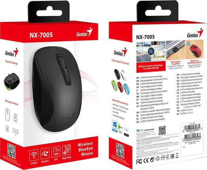 Мышка Genius NX-7005 Wireless Black (31030017400) 601618 фото