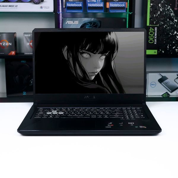 БВ ігровий ноутбук Asus TUF Gaming FX705D 17.3" Full HD 120 Гц AMD Ryzen 5 3550H(2.1-3.7 Ghz) NVIDIA GeForce GTX 1650 4 ГБ RAM 16 ГБ 512 ГБ SSD 718729 фото