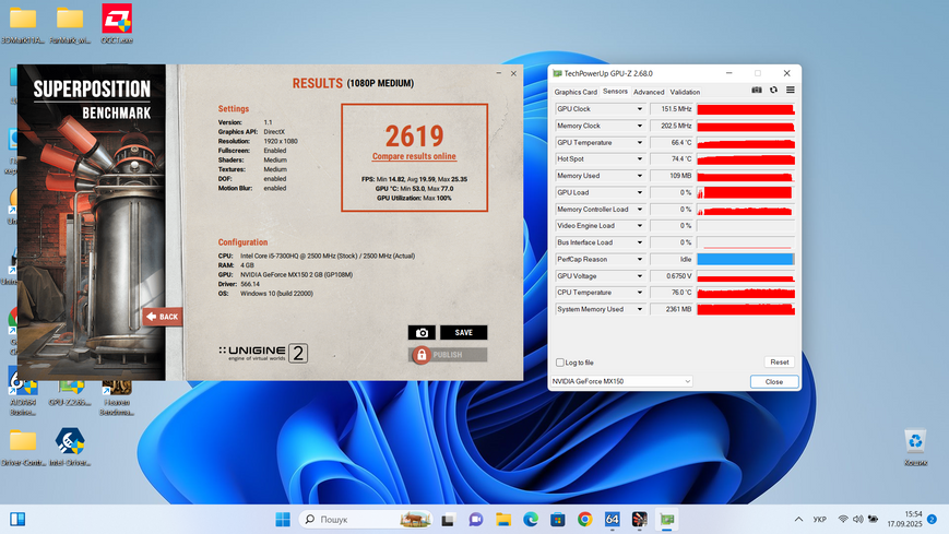 Материнська плата MSI GV62 7RC ( MS-16JD1 / i5-7300HQ / MX150 ) Гарантія 300003815 фото