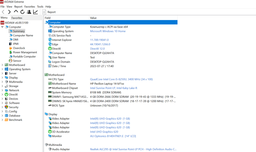 Материнська плата HP Pavilion 14-BF (dcm42 la-f035p l11135-601 / i5-8250U) Гарантiя 414751 фото