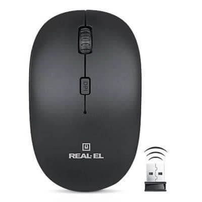 Мишка REAL-EL RM-301 black 483849 фото