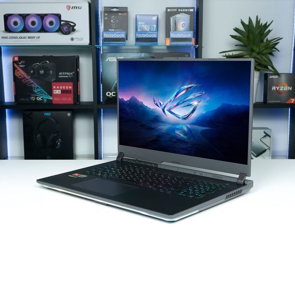 БУ игровой ноутбук ASUS ROG Strix G17 G713 (2023) 17.3" QHD 240 Гц AMD Ryzen 9 7945HX (2.5-5.2 Ghz) NVIDIA GeForce RTX 4060 8 ГБ RAM 16 ГБ 256 ГБ SSD 754024 фото