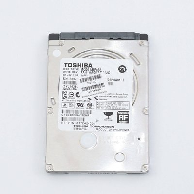 Жесткий диск HDD Toshiba 320GB 5400rpm 8Mb 2.5" SATA III MQ01ABF032 HDKCB07H0A01 T 409665 фото