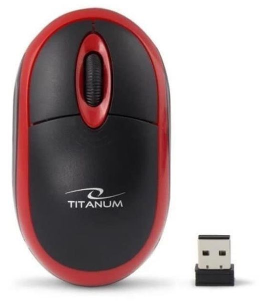 Мишка Esperanza Titanum TM116R для ноутбука, оптичний, 1000 dpi, радіо 616995 фото