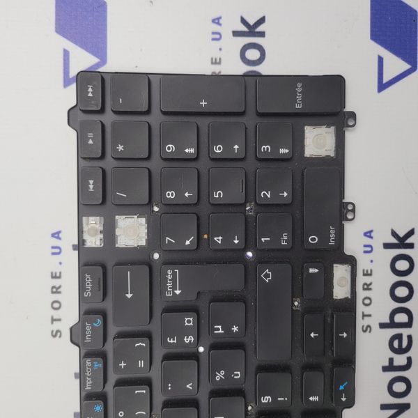*Уценка* Клавиатура Dell Latitude E5550 E5570 E5580 Precision 15 17 7000 0WCKVN AZERTY Подсветка Трекпоинт 300008740 фото