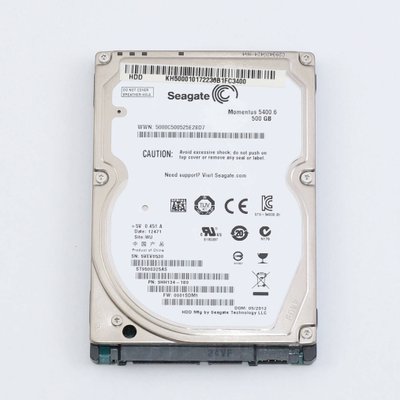 Жесткий диск HDD Seagate 500GB 5400rpm 8Mb 2.5" SATA II ST9500325AS 9HH134-189 409351 фото