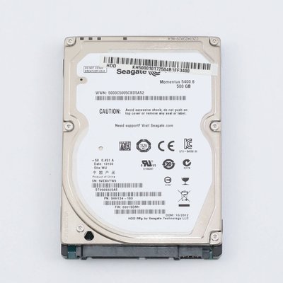 Жесткий диск HDD Seagate 500GB 5400rpm 8Mb 2.5" SATA II ST9500325AS 9HH134-189/2 409511 фото
