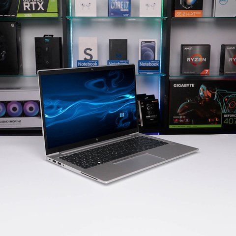 БУ ноутбук HP EliteBook 845 G7 14,0" WXGA HD AMD Ryzen 5 Pro 4650U(2.1-3.7 Ghz) Radeon RX Vega 6 (Ryzen 4000) RAM 16 ГБ 512 ГБ SSD 690933 фото