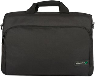 Сумка для ноутбука Grand-X 14'' SB-128 Black Ripstop Nylon (SB-128) сумка, 14", нейлон, чорний 483733 фото