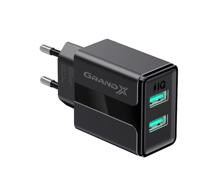 Зарядное устройство для Grand-X CH-15B 5V 2,4A USB Black 434087 фото