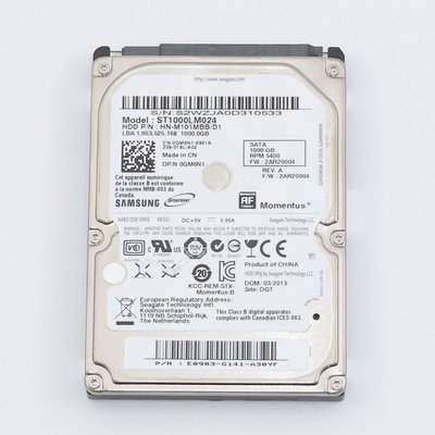 Жесткий диск HDD Seagate 1TB 5400rpm 8Mb 2.5" SATA II ST1000LM024 0GM6N1 409740 фото