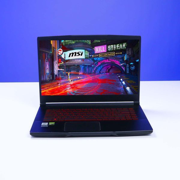 БВ ігровий ноутбук MSI GF63 Thin 15.6" Full HD 60 Гц Intel Core i5-11400H (2.70 - 4.50 ГГц) NVIDIA GeForce GTX 1650 Max-Q 4 ГБ RAM 8 ГБ 512 ГБ SSD 783178 фото