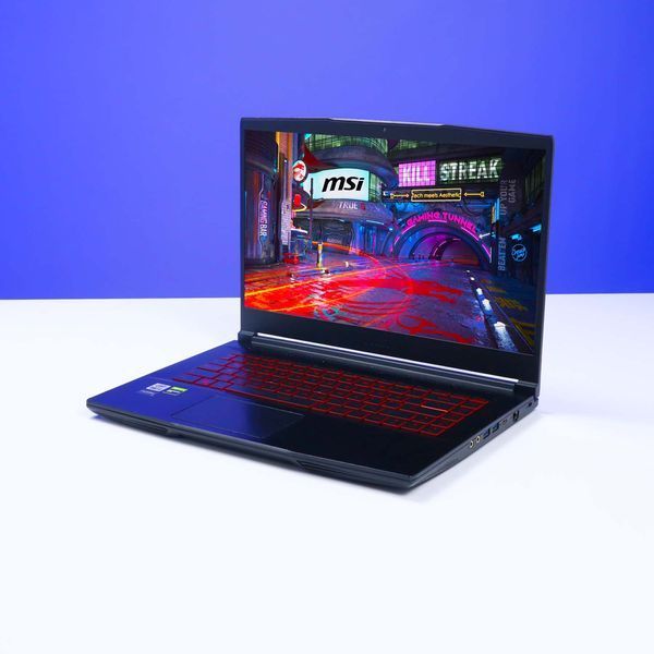 БВ ігровий ноутбук MSI GF63 Thin 15.6" Full HD 60 Гц Intel Core i5-11400H (2.70 - 4.50 ГГц) NVIDIA GeForce GTX 1650 Max-Q 4 ГБ RAM 8 ГБ 512 ГБ SSD 783178 фото