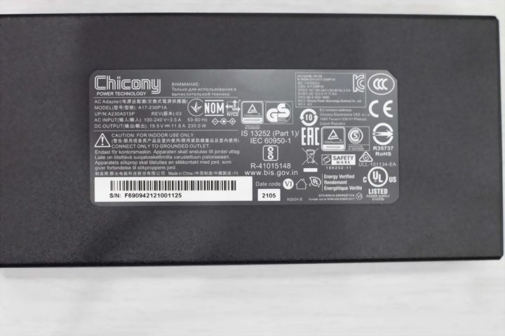 Блок живлення Chicony 5.5&times;2.5мм 19.5V 11.8A 230W 555230 фото