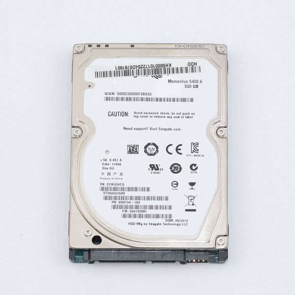 Жорсткий диск HDD Seagate 500GB 5400rpm 8Mb 2.5" SATA II ST9500325AS 9HH134-189/4 409412 фото