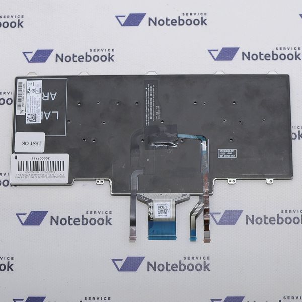 Клавиатура Dell E5450 E5470 E7450 E7470 3340 3350 5480 5490 7480 7490 0W93F7 AZERTY EN Подсветка Трекпоинт 300007488 фото