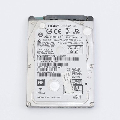 Жорсткий диск HDD HGST 500GB 7200rpm 32Mb 2.5" SATA II Z7K500-500 H2T5003272STCG7 409320 фото