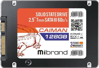 Накопичувач SSD Mibrand Cayman 128 ГБ 482897/1 фото