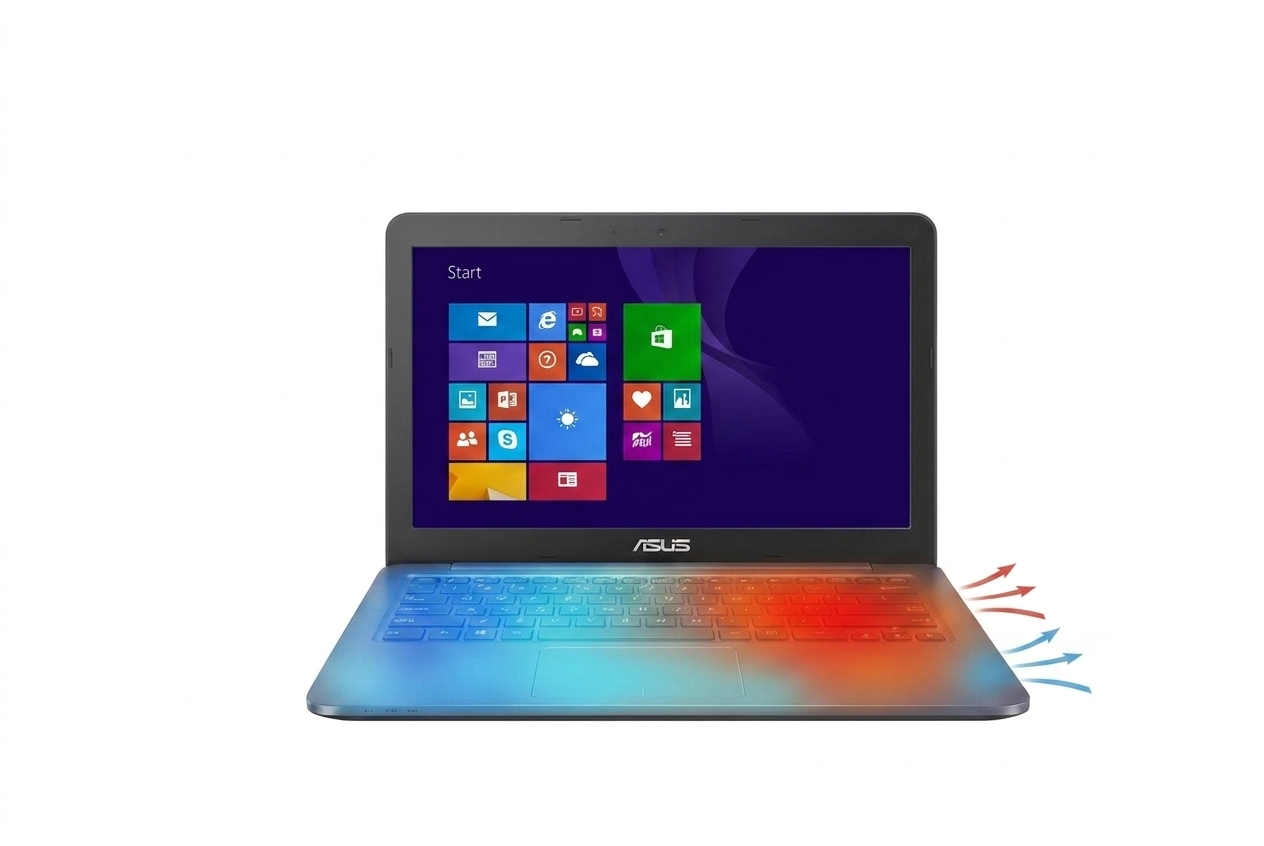 Laptop cooling design